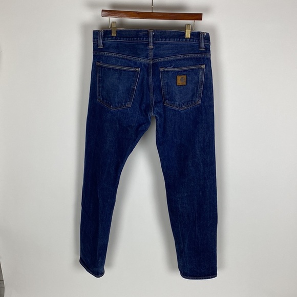 CARHARTT PRIVATEER PANT SELVEDGE DENIM JEANS MENS SIZE 34 - Picture 2 of 12